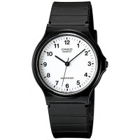 Casio CASIO Collection Men Black Plastic Strap Watch MQ-24-7BLL